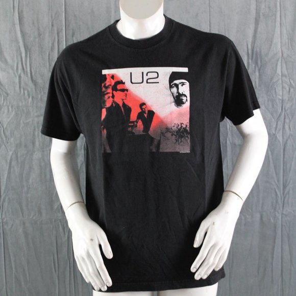 U2 Band Shirt - Elevation Tour Shirt From 2001 - Men's Large - Picture 4 of 10